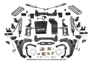 BDS Suspension - BDS 6.5 Inch Lift Kit | FOX 2.5 Coilover Conversion | Chevy Silverado/GMC Sierra 2500HD/3500HD (2011-2019) Diesel | 3" Block No Overload | FOX 2.0 Performance Series Rear - Image 2