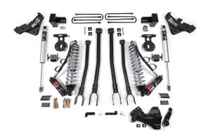 BDS Suspension - BDS 4 Inch 4-Link Lift Kit | FOX 2.5 Performance Elite Coilover Conversion | 2020-2022 Ford F-450 Super Duty 4WD | Rear FOX 2.5 Performance Series HTO - Image 2