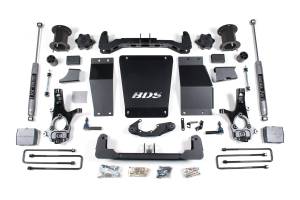 BDS Suspension - BDS 6.5 Inch Lift Kit | Chevy Silverado/GMC Sierra 1500 (2014-2018) 4WD | 4" Block | NX2 Nitro | Aluminum/Stamped Steel Control Arm - Image 2