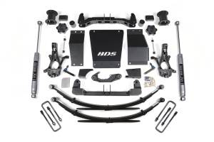 BDS Suspension - BDS 4.5 Inch Lift Kit | 2014-2018 Chevy Silverado & GMC Sierra 1500 4WD | Leaf Springs | NX2 Nitro | Cast Steel Control Arms - Image 2