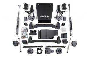 BDS Suspension - BDS 4.5 Inch Lift Kit | 2" Rear Coil Spacer w/ NX2 Nitro Series Shocks | 2007-2014 Chevy/GMC Avalanche, Suburban, Tahoe, Yukon 1500 4WD - Image 2
