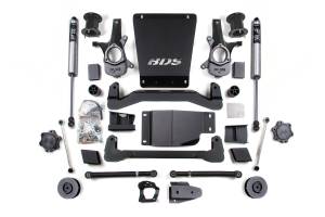 BDS Suspension - BDS 4.5 Inch Lift Kit | 3" Rear Coil Spacer w/ FOX 2.0 Performance Series Shocks | 2007-2014 Chevy/GMC Avalanche, Suburban, Tahoe, Yukon 1500 4WD - Image 2