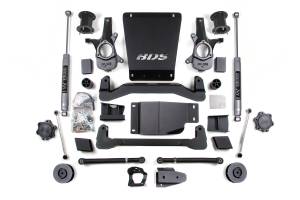 BDS Suspension - BDS 4.5 Inch Lift Kit | 3" Rear Coil Spacer w/ NX2 Nitro Series Shocks | 2007-2014 Chevy/GMC Avalanche, Suburban, Tahoe, Yukon 1500 4WD - Image 2