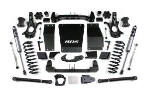 BDS 6.5 Inch Lift Kit | 2015-2020 Chevy/GMC Suburban, Tahoe, Yukon 1500 4WD | Aluminum/Stamped Steel Control Arms | FOX 2.0 Performance Series