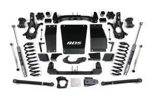BDS Suspension - BDS 6.5 Inch Lift Kit | 2015-2020 Chevy/GMC Suburban, Tahoe, Yukon 1500 4WD | Aluminum/Stamped Steel Control Arms | NX2 Nitro Series - Image 2