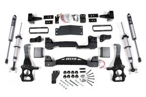 BDS 6 Inch Lift Kit | FOX 2.0 Strut | 2014 Ford F150 4WD | 4 Inch Rear Block Kit