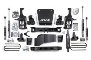 BDS Suspension - BDS 6.5 Inch Lift Kit | 2011-2019 Chevy Silverado/GMC Sierra 2500HD/3500 | 4" Rear Block Kit | NX2 Nitro Series - Image 2
