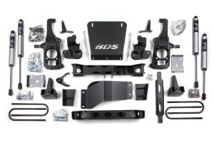 BDS Suspension - BDS 6.5 Inch Lift Kit | 2011-2019 Chevy Silverado/GMC Sierra 2500HD/3500 | 5" Rear Block Kit w/o Overload | FOX 2.0 Performance Series - Image 2