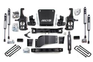 BDS Suspension - BDS 6.5 Inch Lift Kit | 2011-2019 Chevy Silverado/GMC Sierra 2500HD/3500 | 3" Rear Block Kit w/ Overload | FOX 2.0 Performance Series - Image 2