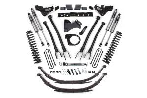 BDS Suspension - BDS 7 Inch Lift Kit w/ 4-Link | Ford F250/F350 Super Duty (2023-2026) 4WD Diesel | Leaf Springs | FOX 2.5 Performance Series HTO - Image 2