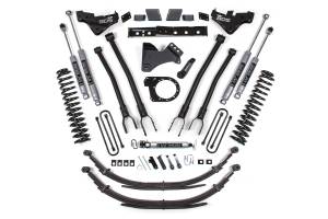 BDS Suspension - BDS 7 Inch Lift Kit w/ 4-Link | Ford F250/F350 Super Duty (2023-2026) 4WD Diesel | Leaf Springs | NX2 Nitro Series - Image 2
