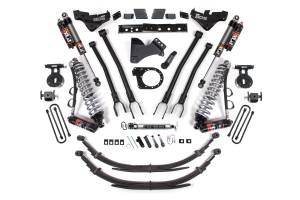 BDS Suspension - BDS 7 Inch 4-Link Lift Kit w/ FOX 2.5 Performance Elite Coilovers | Ford F250/F350 Super Duty (2023-2026) 4WD Diesel | Rear Leaf Springs - Image 2