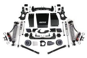 BDS 4 Inch Lift Kit | FOX 2.5 Performance Elite Coil-Over | Chevy/GMC Suburban, Tahoe, Yukon/XL 1500 (2015-2019) 4WD | Cast Steel Control Arms