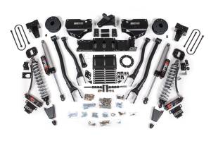 BDS Suspension - BDS 6 Inch 4-Link Lift Kit w/ FOX 2.5 Performance Elite Coil-Over | Ram 3500 4WD Diesel (2019-2024) | 5in Block w/o Overload | Rubber Bump Stop | 6-Bolt - Image 2