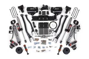 BDS Suspension - BDS 6 Inch 4-Link Lift Kit w/ FOX 2.5 Performance Elite Coil-Over | Ram 3500 4WD Diesel (2019-2024) | 5in Block w/o Overload | FOX 2.0 Hydro Bump Stop | 8-Bolt - Image 2