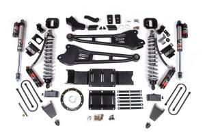 BDS Suspension - BDS 4 Inch Lift Kit w/ Radius Arm | FOX 2.5 Coil-Over Conversion Performance Elite | Ram 3500 (2019-2024) 4WD Diesel | 2" Block w/o Overload | Rubber Bump Stop | 8-Bolt - Image 2