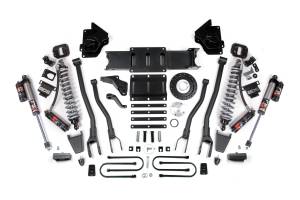 BDS Suspension - BDS 4 Inch 4-Link Lift Kit w/ FOX 2.5 Performance Elite Coil-Over Conversion | Ram 3500 4WD Diesel (2013-2018) | Rubber Bump Stop | 8-Bolt - Image 2