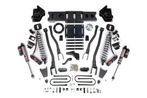 BDS 4 Inch 4-Link Lift Kit w/ FOX 2.5 Performance Elite Coil-Over Conversion | Ram 3500 4WD Diesel (2013-2018) | FOX 2.0 Hydro Bump Stop | 8-Bolt
