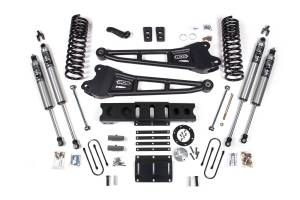 BDS Suspension - BDS 6 Inch Lift Kit w/ Radius Arms | Ram 3500 4WD Diesel (2013-2018) | 4 Inch Block | 6-Bolt | FOX 2.5 Performance Series HTO - Image 2