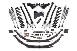BDS Suspension - BDS 5 Inch Lift Kit w/ 4-Link | Ford F250/F350 Super Duty (2023-2026) 4WD Diesel | Leaf Springs | FOX 2.5 Performance Series HTO - Image 2
