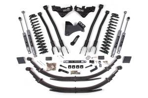 BDS Suspension - BDS 5 Inch Lift Kit w/ 4-Link | Ford F250/F350 Super Duty (2023-2026) 4WD Diesel | Leaf Springs | NX2 Nitro Series - Image 2