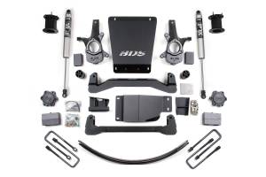 BDS Suspension - BDS 6 Inch Lift Kit | 2007-2013 Chevy Silverado / GMC Sierra 1500 4WD | Block Kit & Add-A-Leaf w/ FOX 2.0 Performance Series Shocks - Image 2
