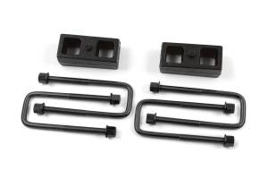 2 Inch Rear Block Lift Kit | Heavy-Duty Blocks & U-Bolts | 2005-2023 Toyota Tacoma | Zone Offroad