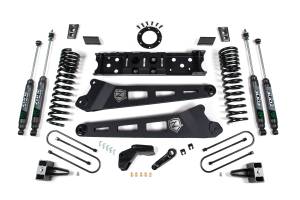 6.5 Inch Radius Arm Lift Kit | Ram 3500 4WD Diesel (2019-2024) | 5" Block w/ Overload | 8-Bolt | Nitro Series Shocks | Zone Offroad