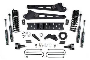 5.5 Inch Radius Arm Lift Kit | Ram 3500 (2019-2024) 4WD Gas | 5 Inch Block Kit With Overload | FOX 2.0 Adventure Series | Zone Offroad