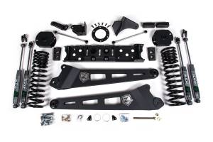 4 Inch Radius Arm Lift Kit | Ram 2500 (2019-2026) 4WD Gas | w/ Nitro Series Shocks | Zone Offroad