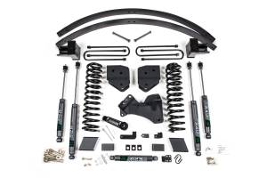 6 Inch Lift Kit | Ford F250/F350 Super Duty 4WD Diesel (2017-2019) | Block Kit w/ FOX 2.0 Adventure Series Shocks | Zone Offroad