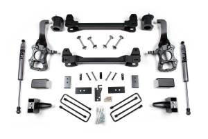 Zone Offroad - 6 Inch Lift Kit | 2014 Ford F150 2WD | 4 Inch Rear Block Kit w/ FOX Adventure Series Shocks | Zone Offroad - Image 2