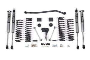 Zone Offroad - 4 Inch Lift Kit | 2007-2011 Jeep Wrangler JK 4-Door 4WD | w/ FOX 2.0 Adventure Series Shocks | Zone Offroad - Image 2