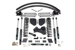 6 Inch Lift Kit | Ford F250/F350 Super Duty 4WD Gas (2017-2019) | Block Kit Without Factory Overload | FOX 2.0 Adventure Series | Zone Offroad