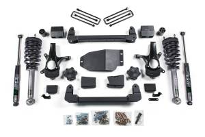 4.5 Inch Lift Kit | 2007-2013 Chevy Silverado & GMC Sierra 1500 4WD | Strut Spacer / FOX Adventure Series Shocks | Zone Offroad