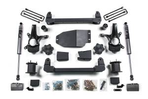Zone Offroad - 4.5 Inch Lift Kit | 2007-2013 Chevy Silverado & GMC Sierra 1500 4WD | Strut Spacer / FOX Adventure Series Shocks | Zone Offroad - Image 2
