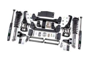 Zone Offroad - 4 Inch Lift Kit | 2014 Ford F-150 4WD | w/ Strut Spacer & FOX 2.0 Adventure Series Rear Shocks | Zone Offroad - Image 1