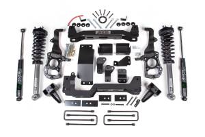 6 Inch Lift Kit | Ford F-150 (2021-2026) 4WD | Strut Spacer / FOX Adventure Series Rear Shocks | 5 Inch Rear Block | Zone Offroad