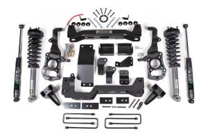 4 Inch Lift Kit | 2021-2026 Ford F-150 4WD | Strut Spacer w/ FOX Adventure Series Rear Shocks | 2 Inch Rear Block | Zone Offroad