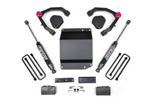 3.5 Inch Lift Kit | Chevy Silverado & GMC Sierra 1500 (2007-2013) 4WD | w/ FOX Adventure Series Rear Shocks | Zone Offroad